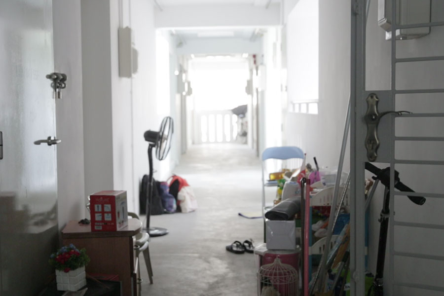 Furniture in the corridor